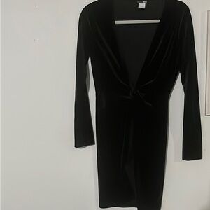 Fashion Nova Black Long Sleeve Dress